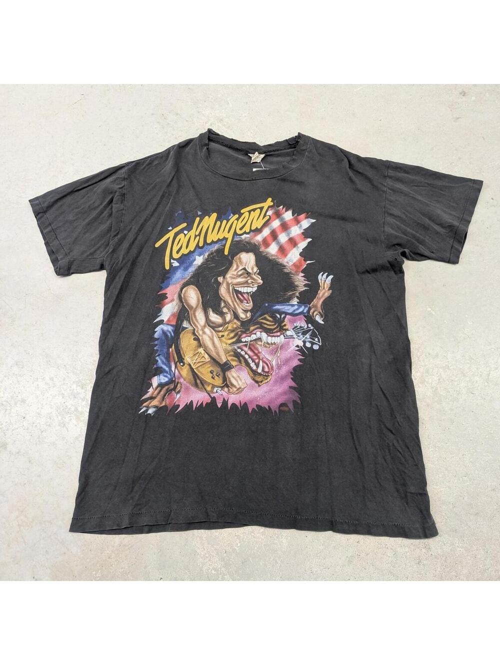 Vintage 90s Ted Nugent One Nation Under Ted T-shirt